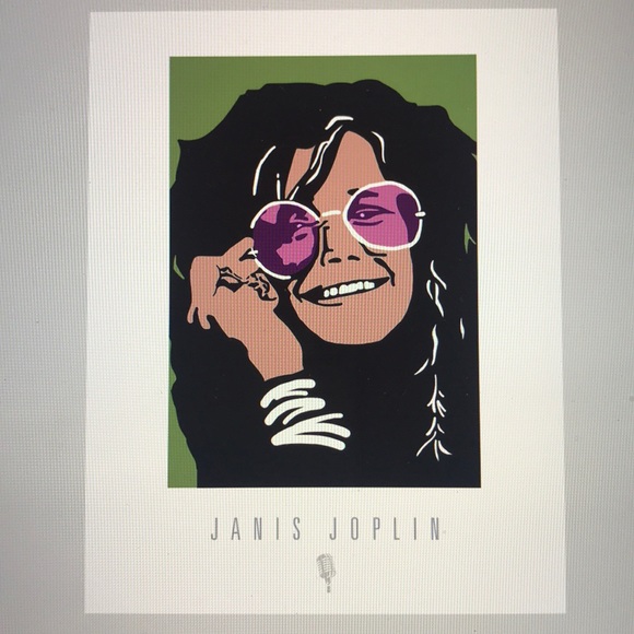 Music Icon Graphic Print Janis Joplin✨NWOT✨ - Picture 2 of 3